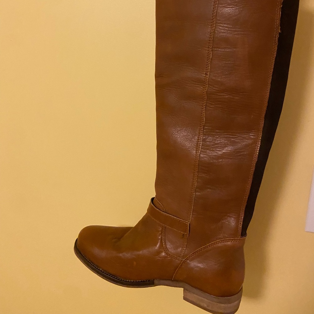 NWT- Aldo tall riding boots, brown/tan color